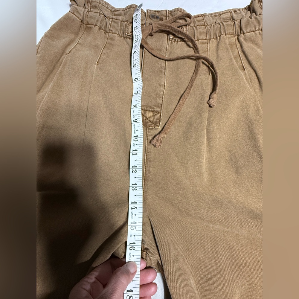 Free People Brown Paperbag Waist Jogger Pants - Picture 9 of 14